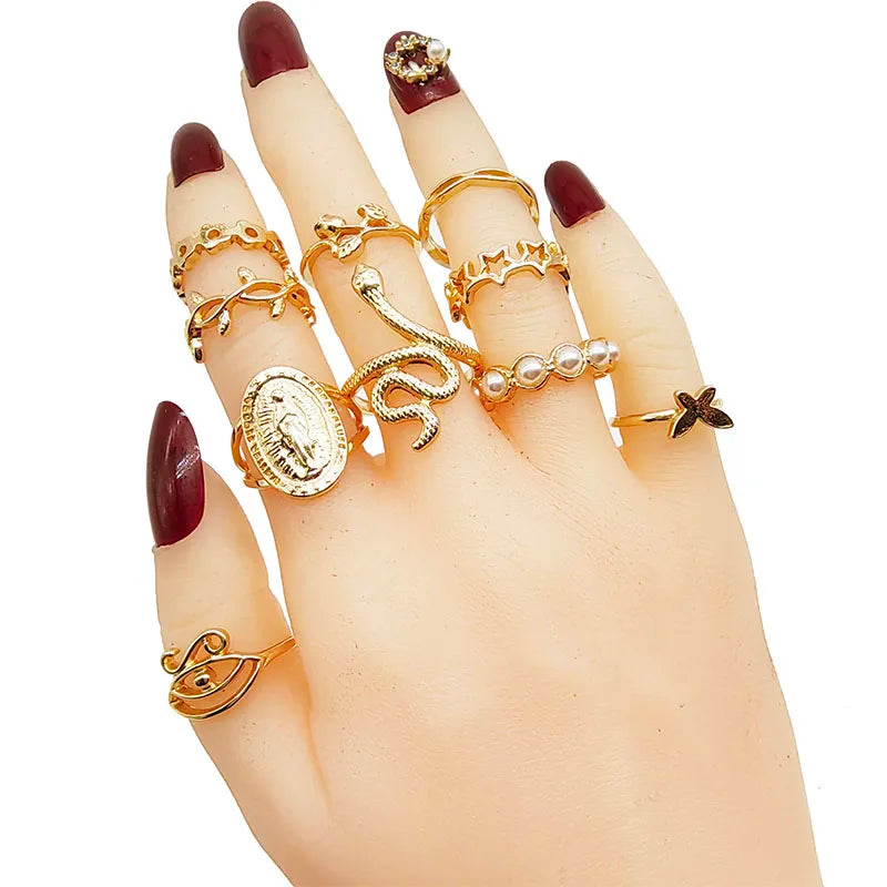 30-Piece Gold Charm Ring Set™