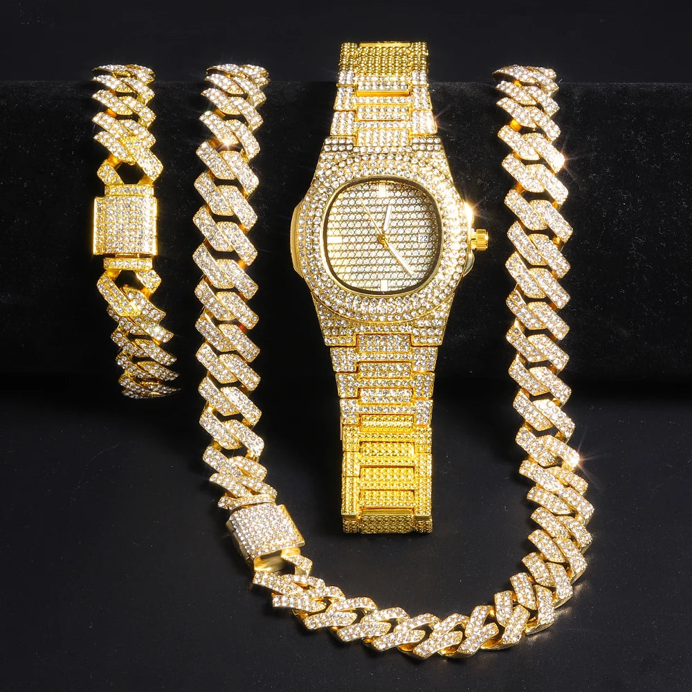 Gold Cuban Chain Watch™