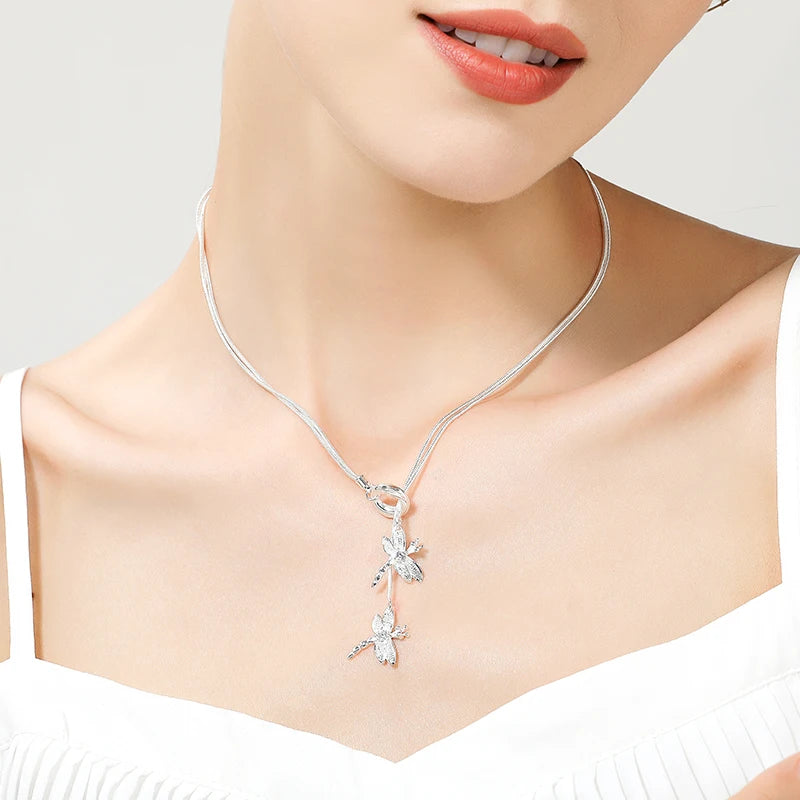 Elegant Dragonfly Pendant Necklace™
