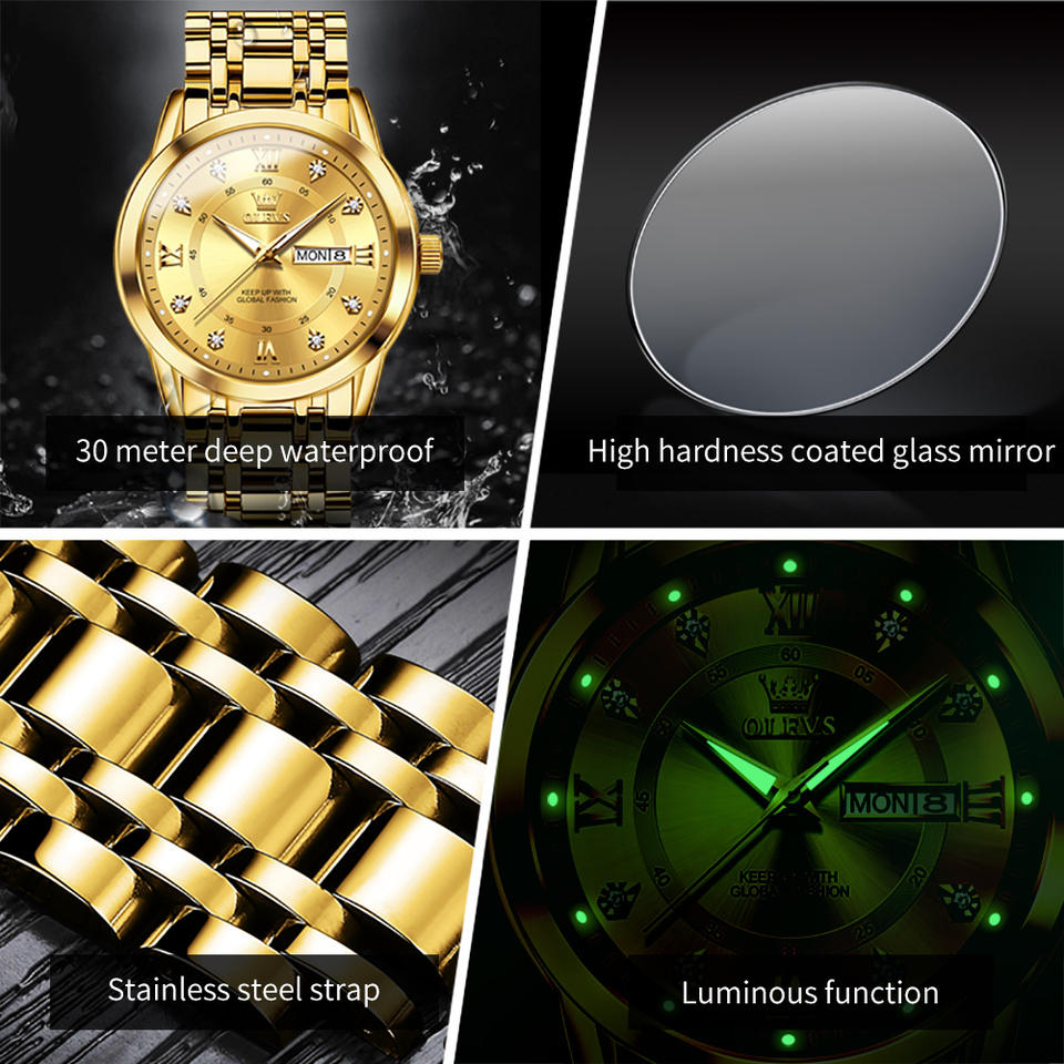 Elegance Gold Quartz Watch™