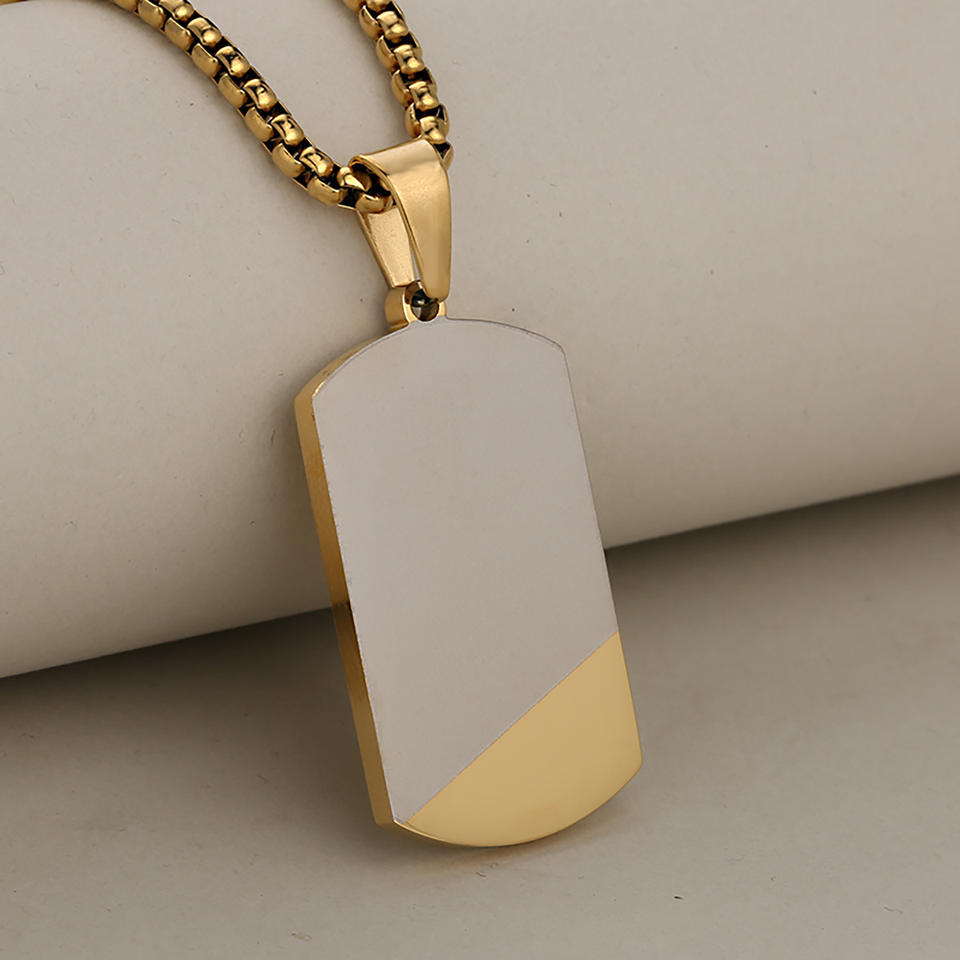 Bold Stainless Steel Dogtag Necklace™
