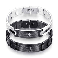 Faith-Inspired Men's Cross Bracelet™