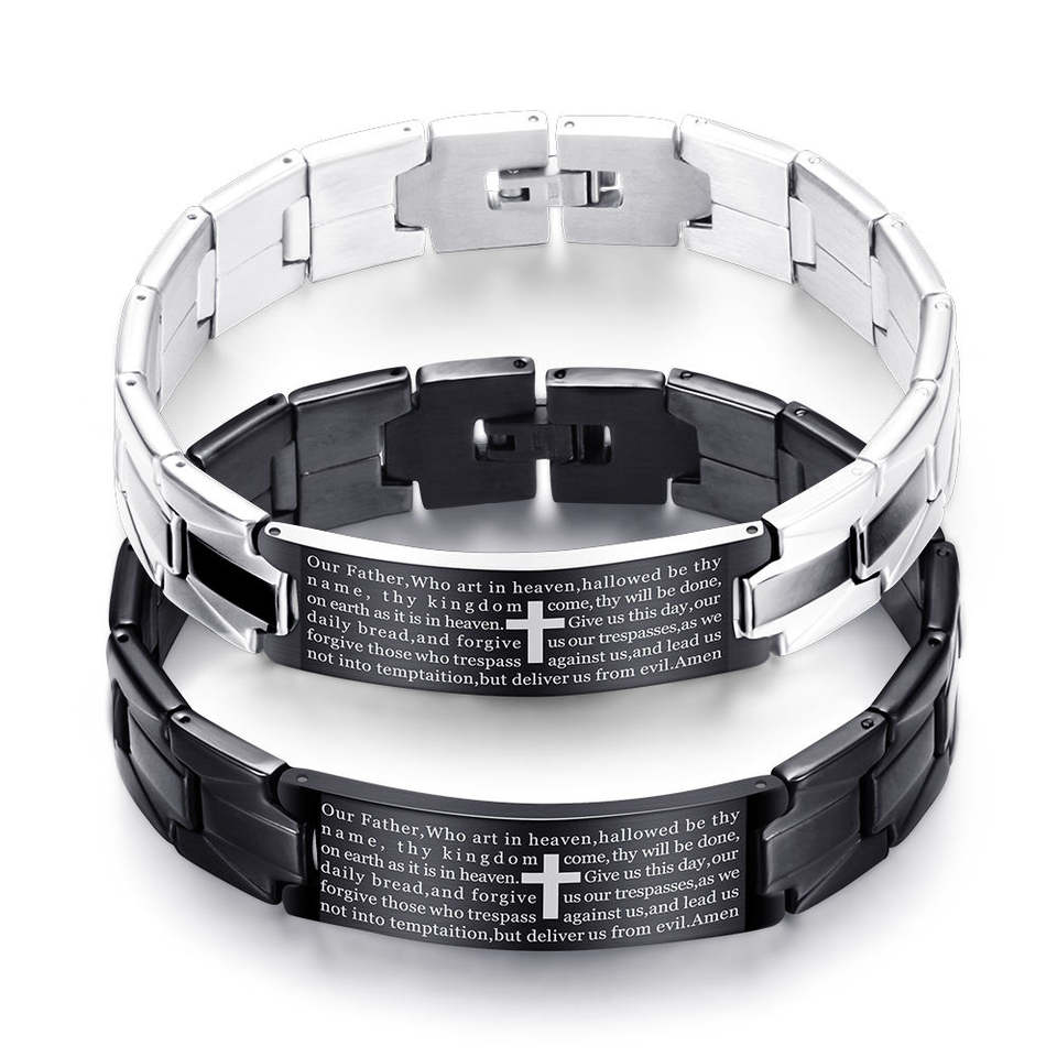 Faith-Inspired Men's Cross Bracelet™