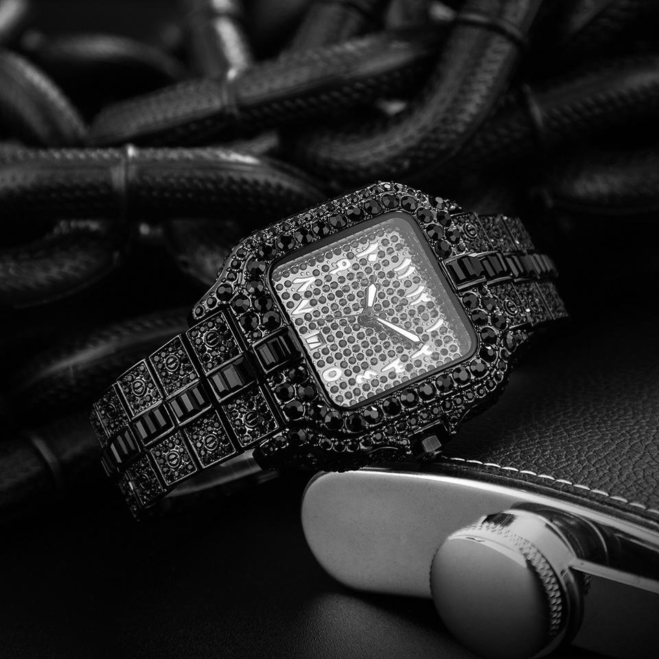 **Luxury Iced-Out Diamond Watch™**