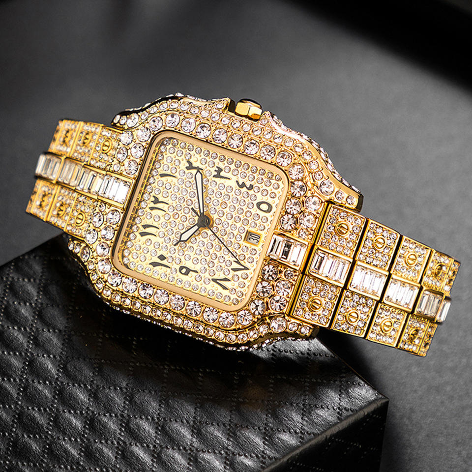 **Luxury Iced-Out Diamond Watch™**