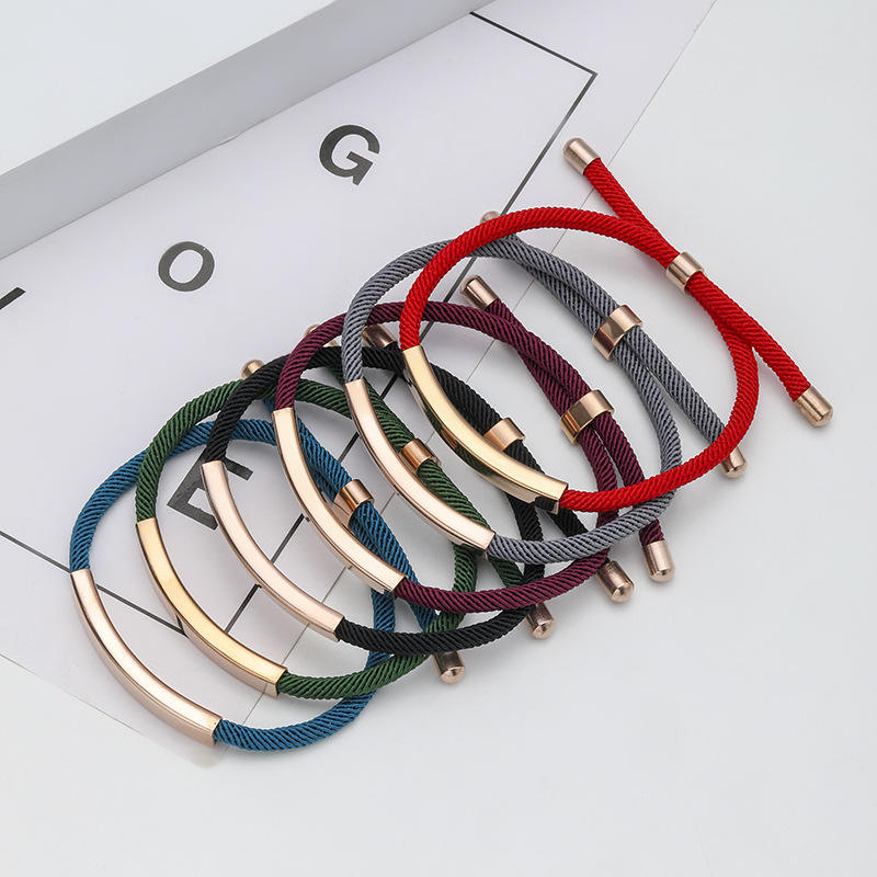 Custom Engraved Fashion Rope Bracelet™
