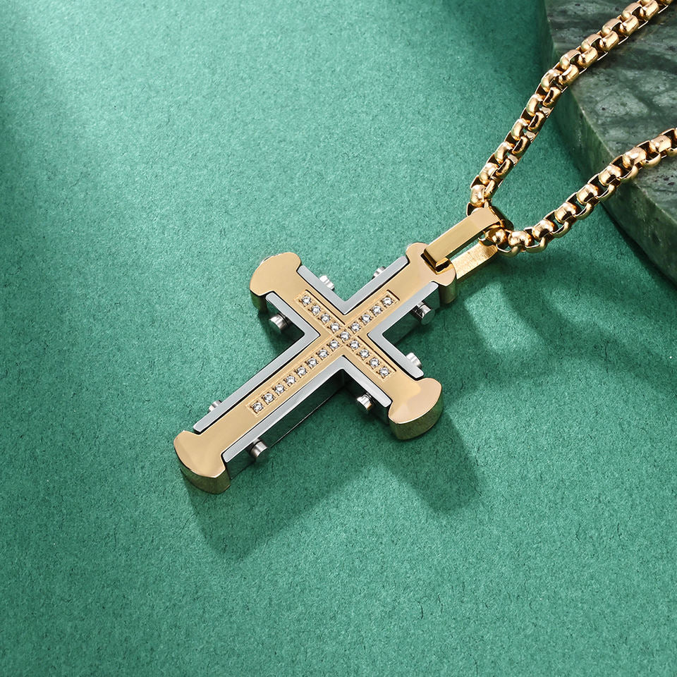 Engraved Faith & Strength Necklace™