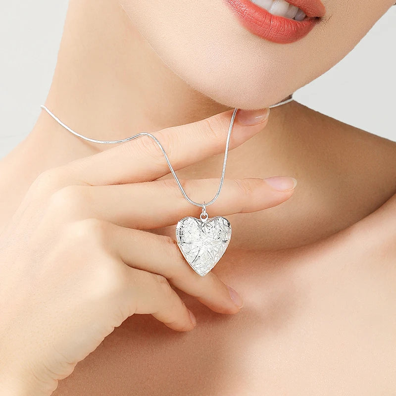 Personalized Silver Photo Frame Necklace™