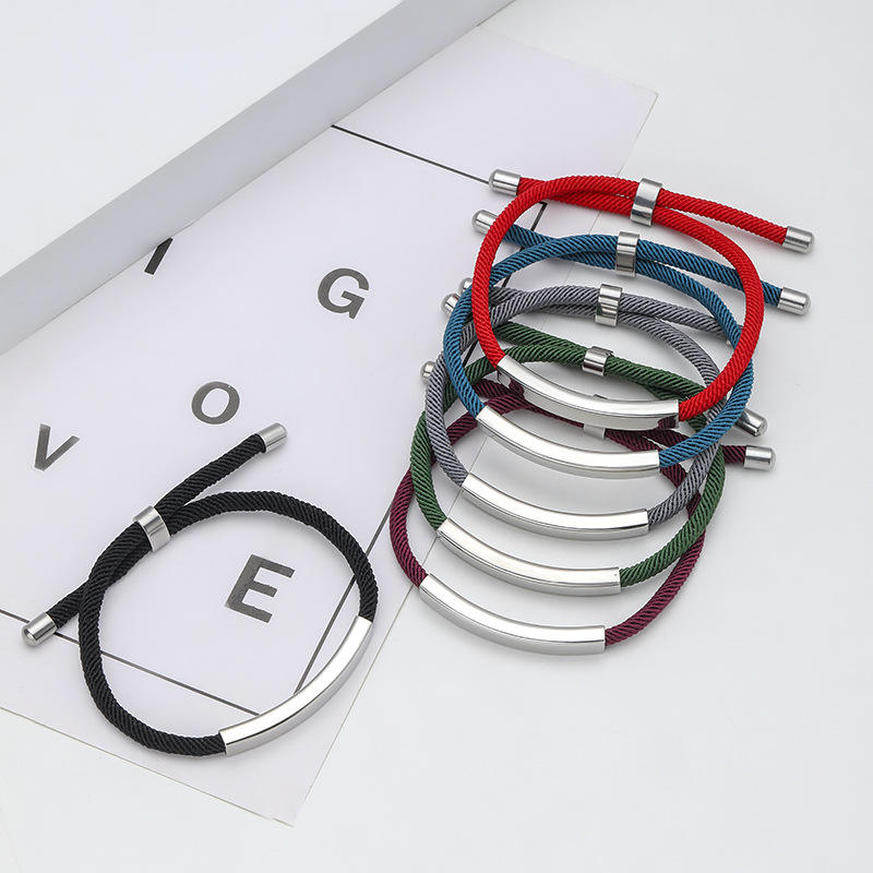 Custom Engraved Fashion Rope Bracelet™