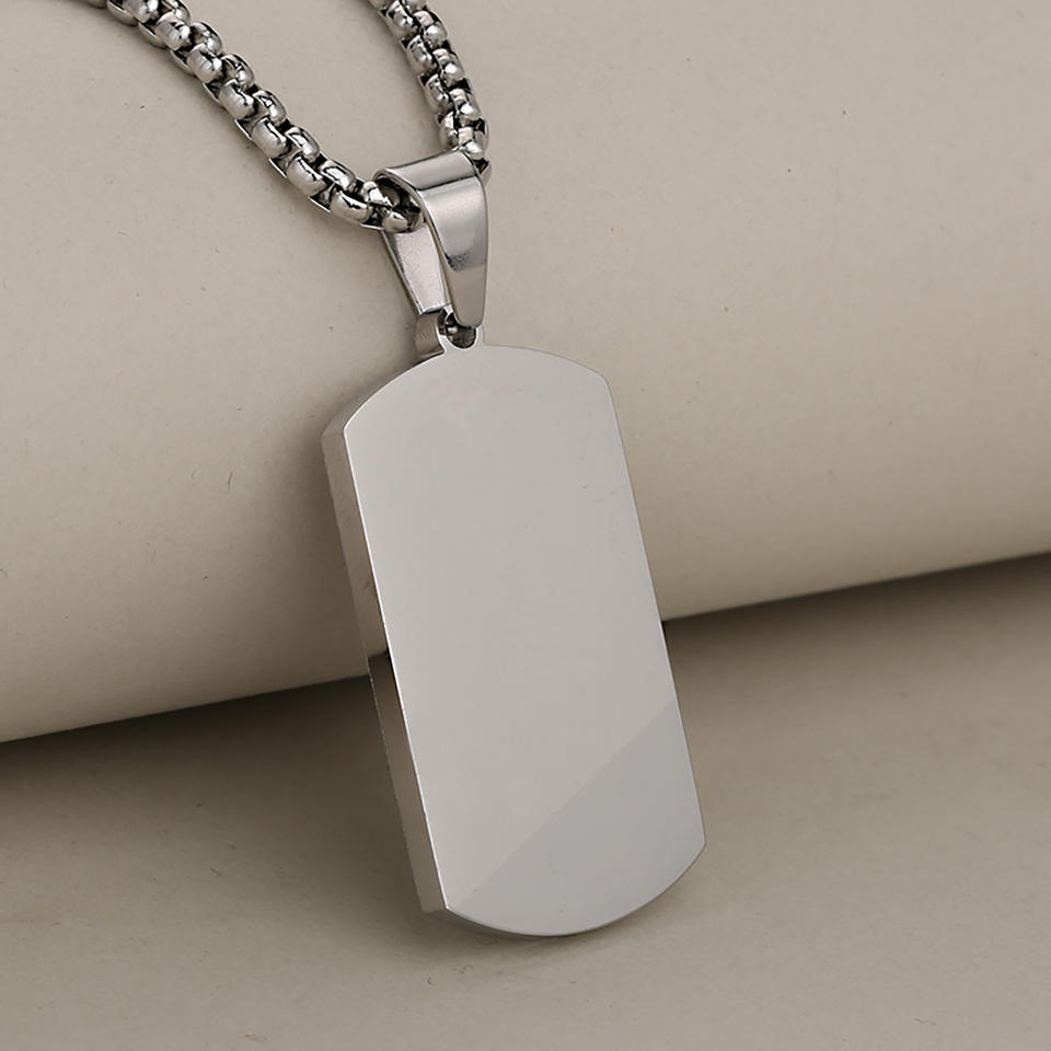 Bold Stainless Steel Dogtag Necklace™