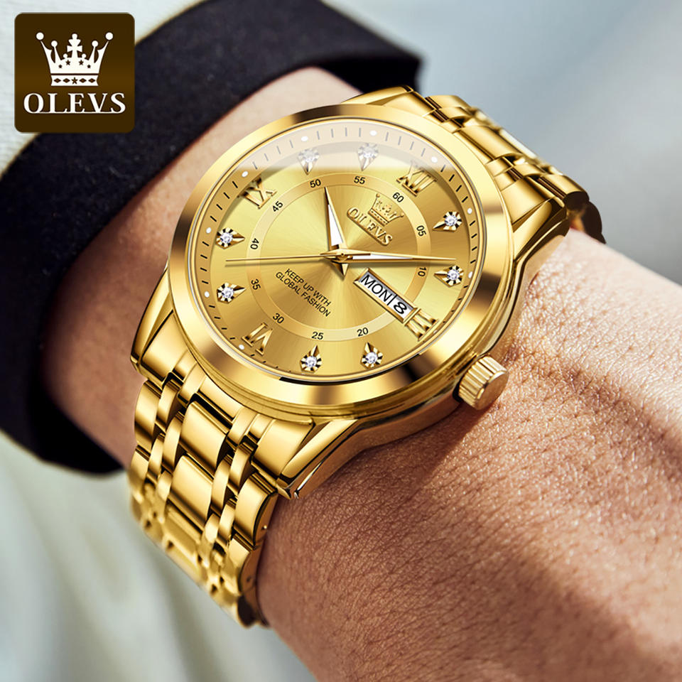 Elegance Gold Quartz Watch™