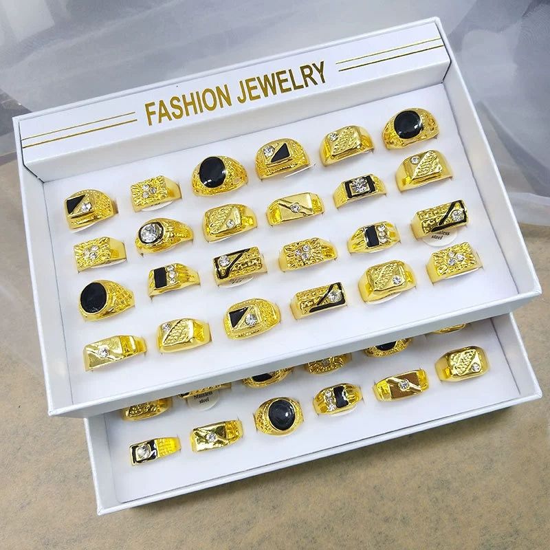 Exquisite Gold-Plated Statement Rings™