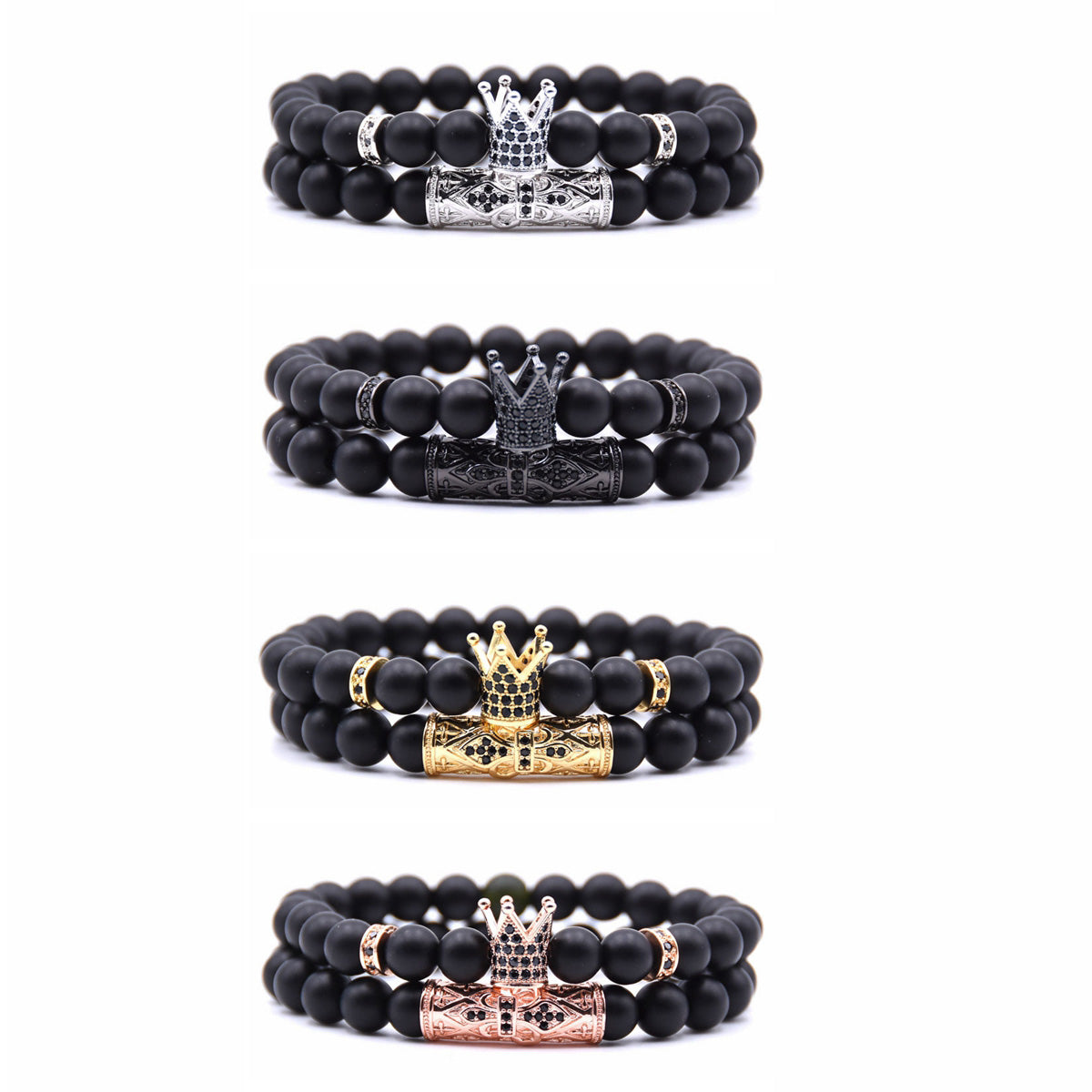 Crown Charms Couple Bracelets™