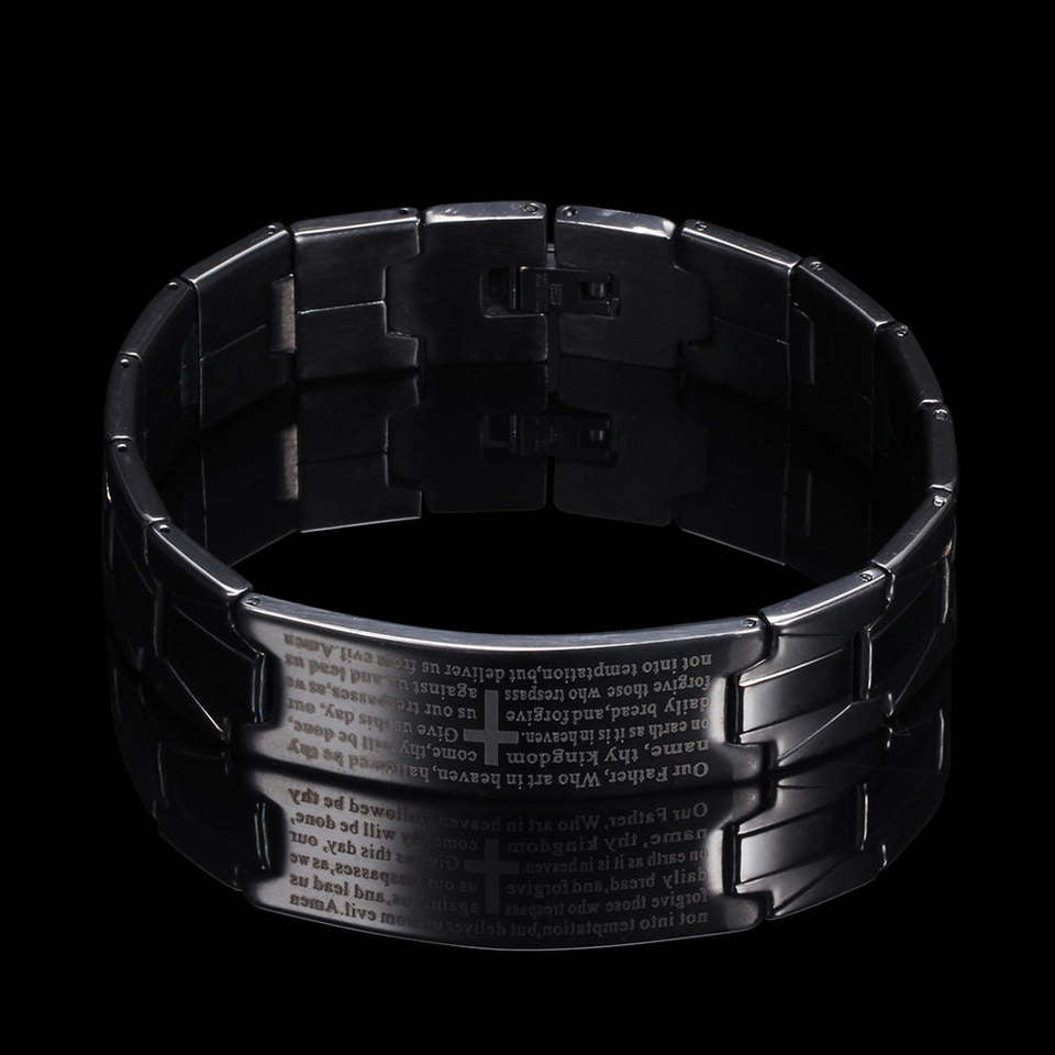 Faith-Inspired Men's Cross Bracelet™