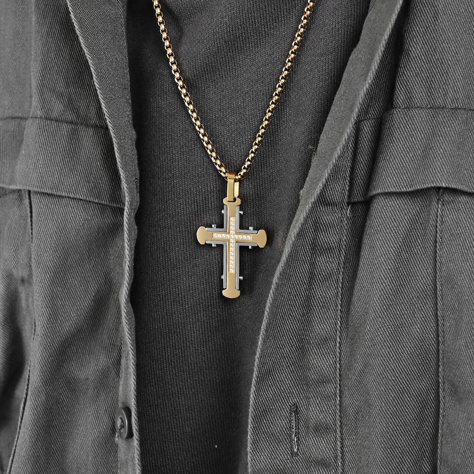 Engraved Faith & Strength Necklace™