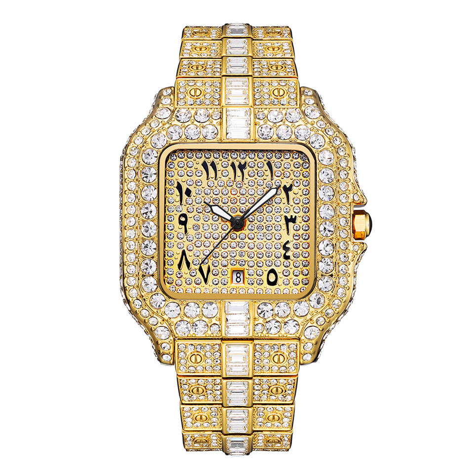 **Luxury Iced-Out Diamond Watch™**