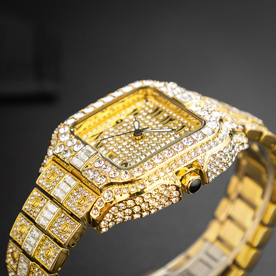 **Luxury Iced-Out Diamond Watch™**