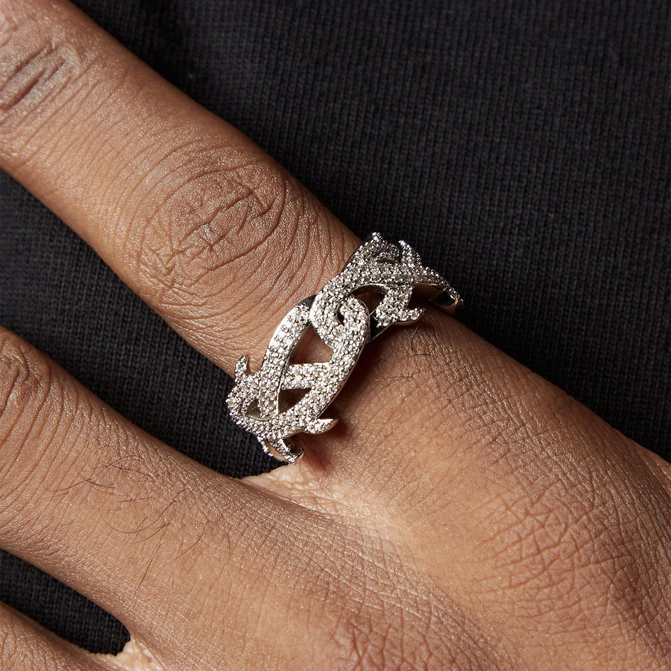 Stunning Moissanite Hip Hop Ring™