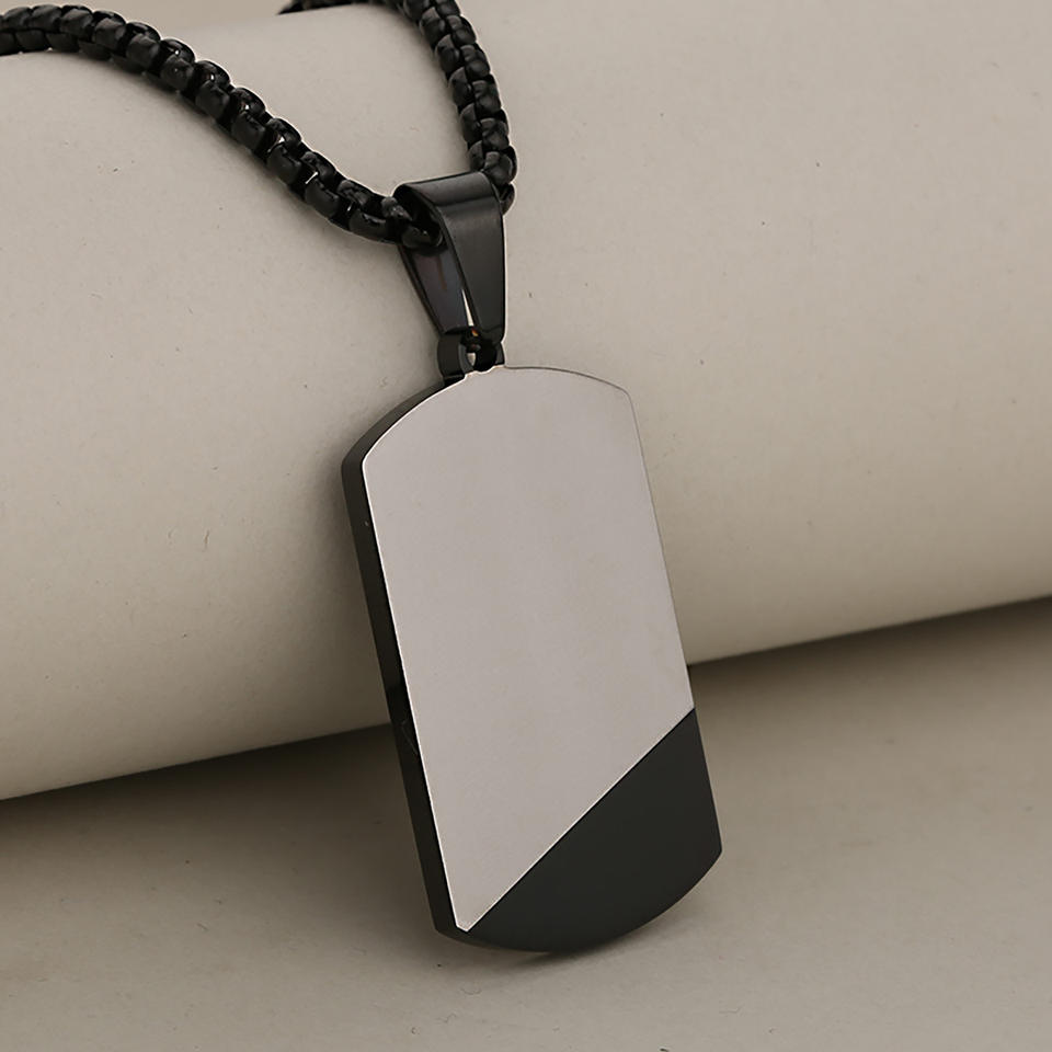 Bold Stainless Steel Dogtag Necklace™