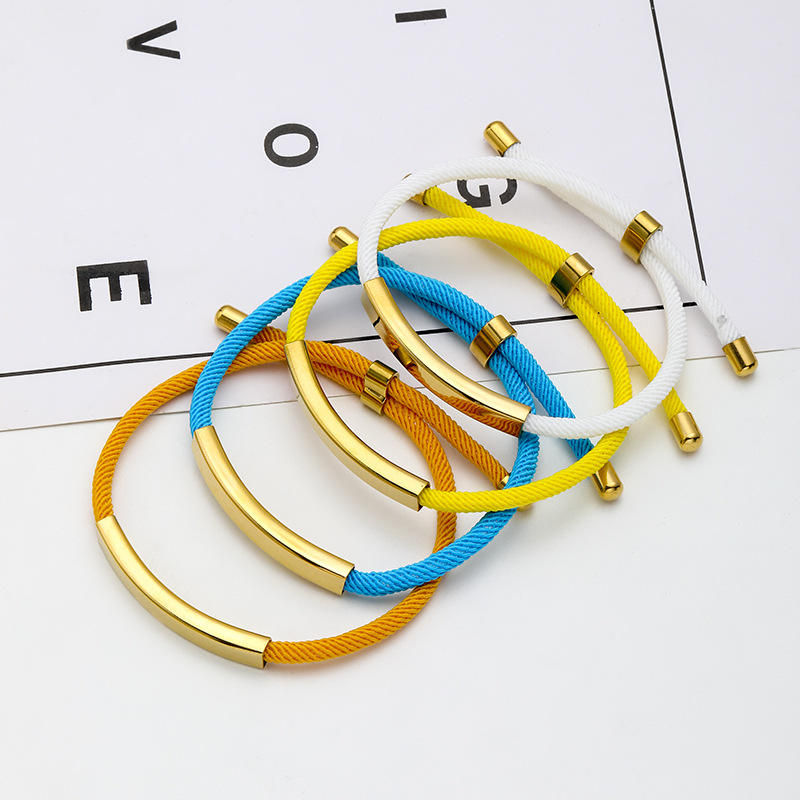 Custom Engraved Fashion Rope Bracelet™
