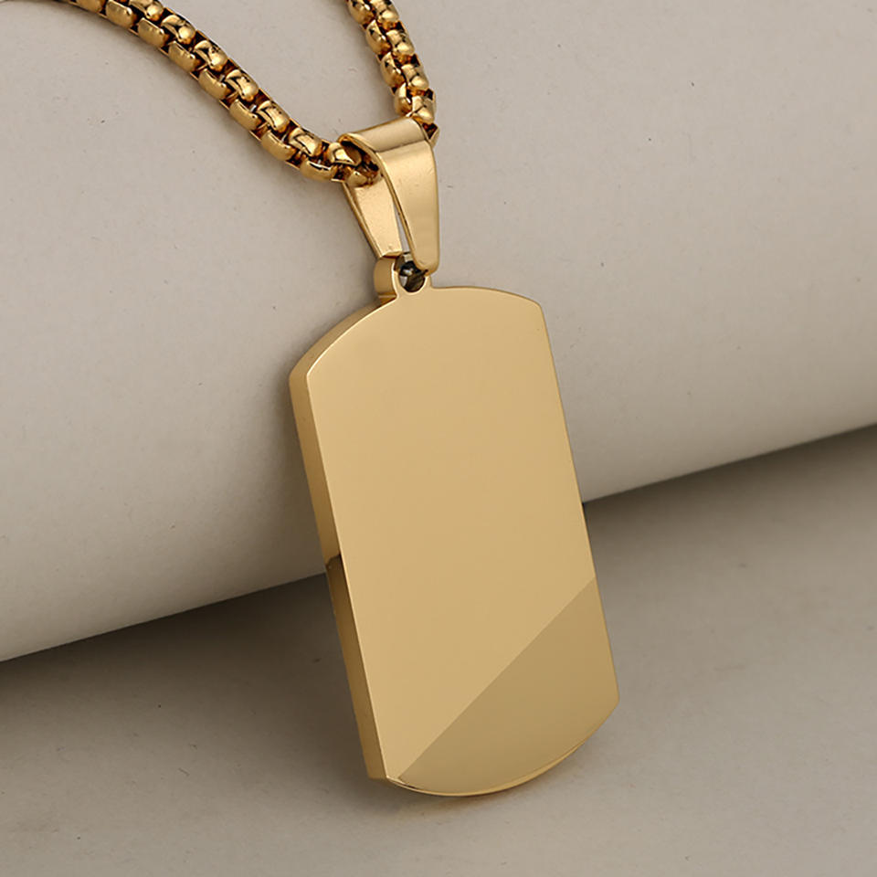 Bold Stainless Steel Dogtag Necklace™