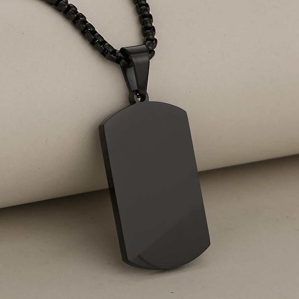 Bold Stainless Steel Dogtag Necklace™