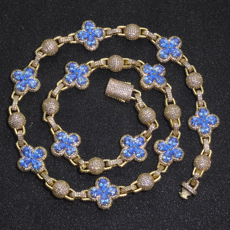 Iced Out Four Leaf Clover Necklace™