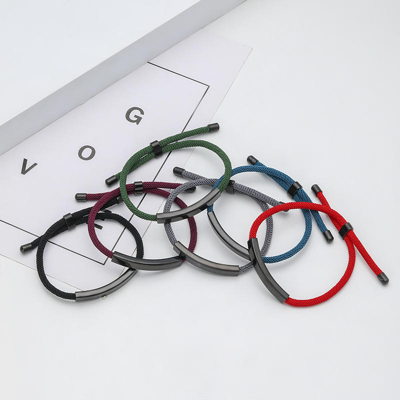 Custom Engraved Fashion Rope Bracelet™