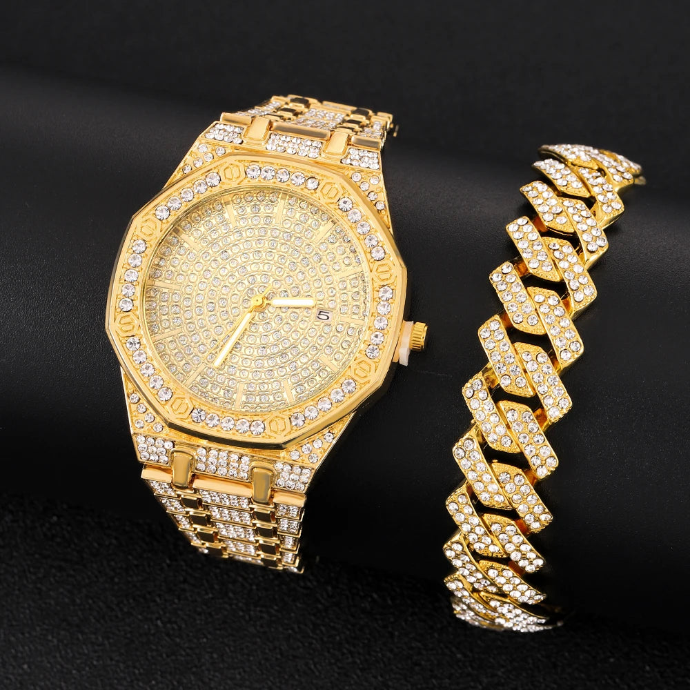 Iced-Out Luxury Men's WatchTM