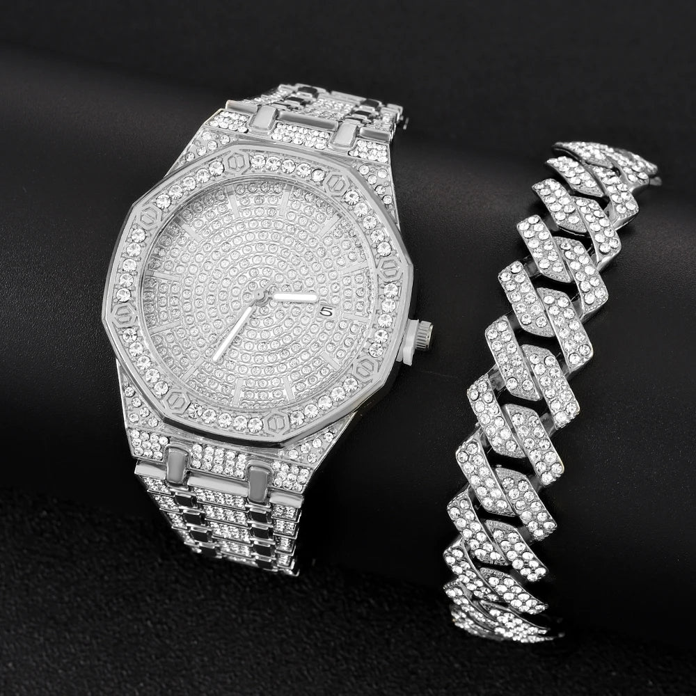 Iced-Out Luxury Men's WatchTM