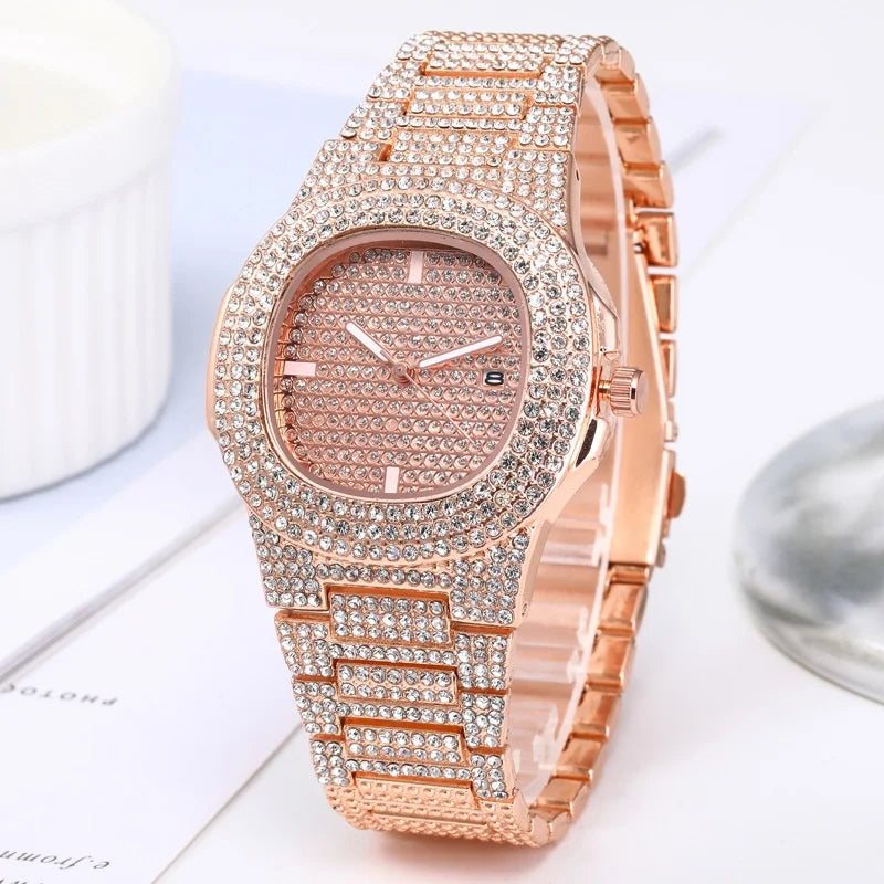 Diamond Luxe Men's Quartz Watch™