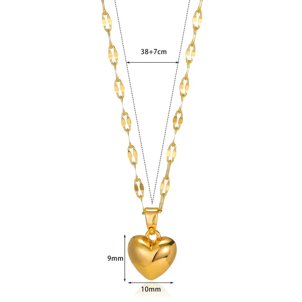 Elegant Heart Pendant Necklace™