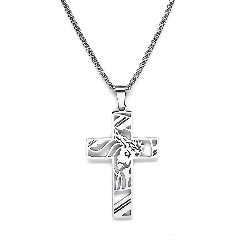 Crown of Thorns Cross Necklace™