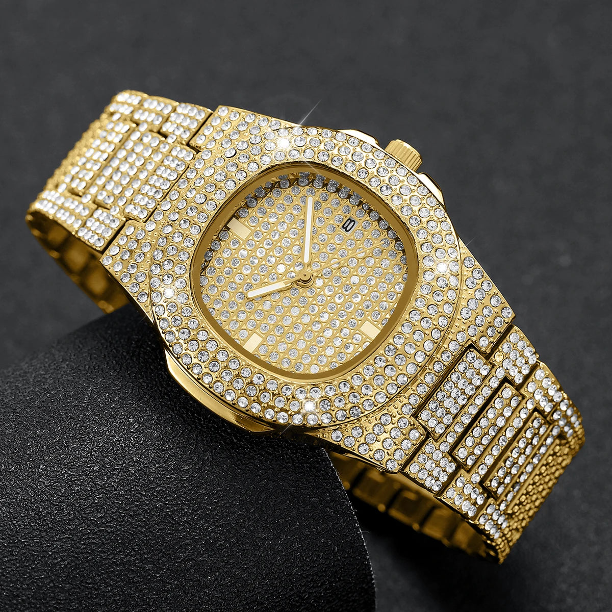 Diamond Luxe Men's Quartz Watch™