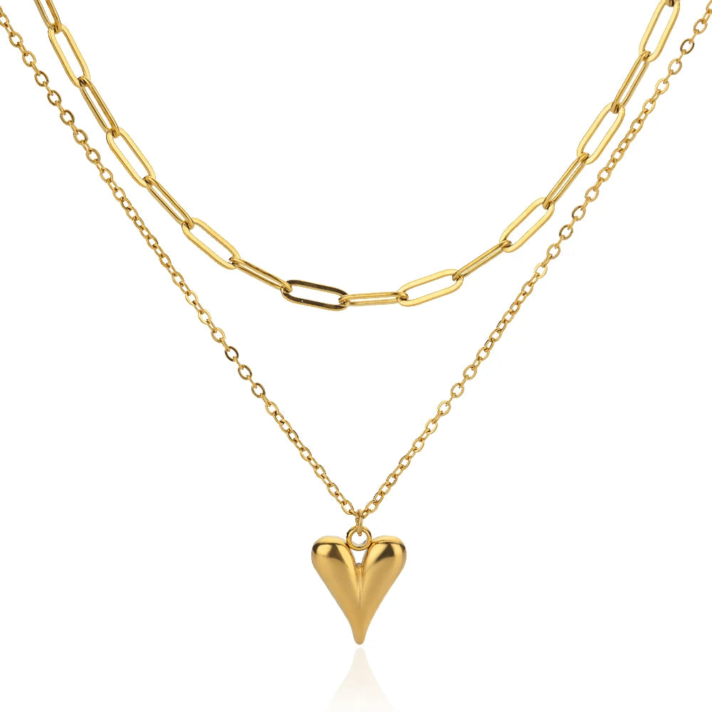 Elegant Heart Pendant Necklace™
