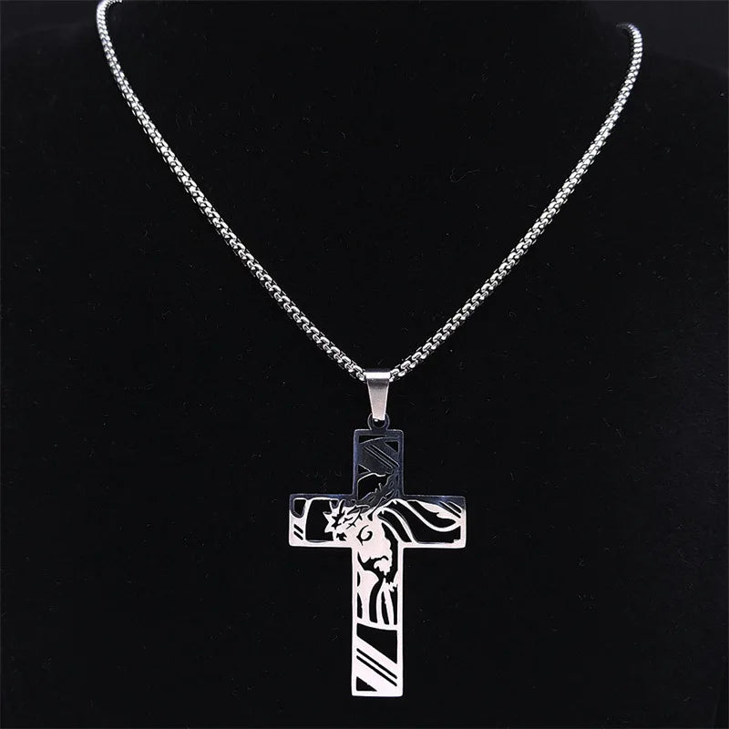 Crown of Thorns Cross Necklace™