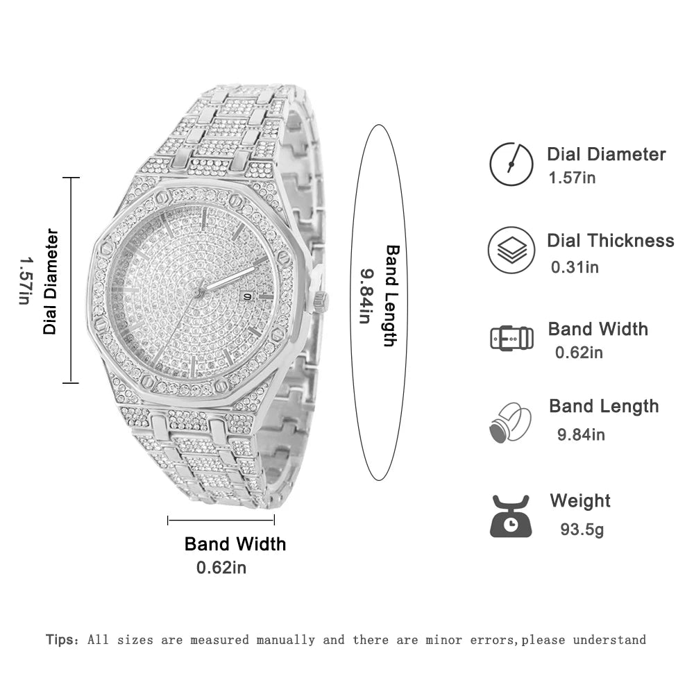 Iced-Out Luxury Men's WatchTM