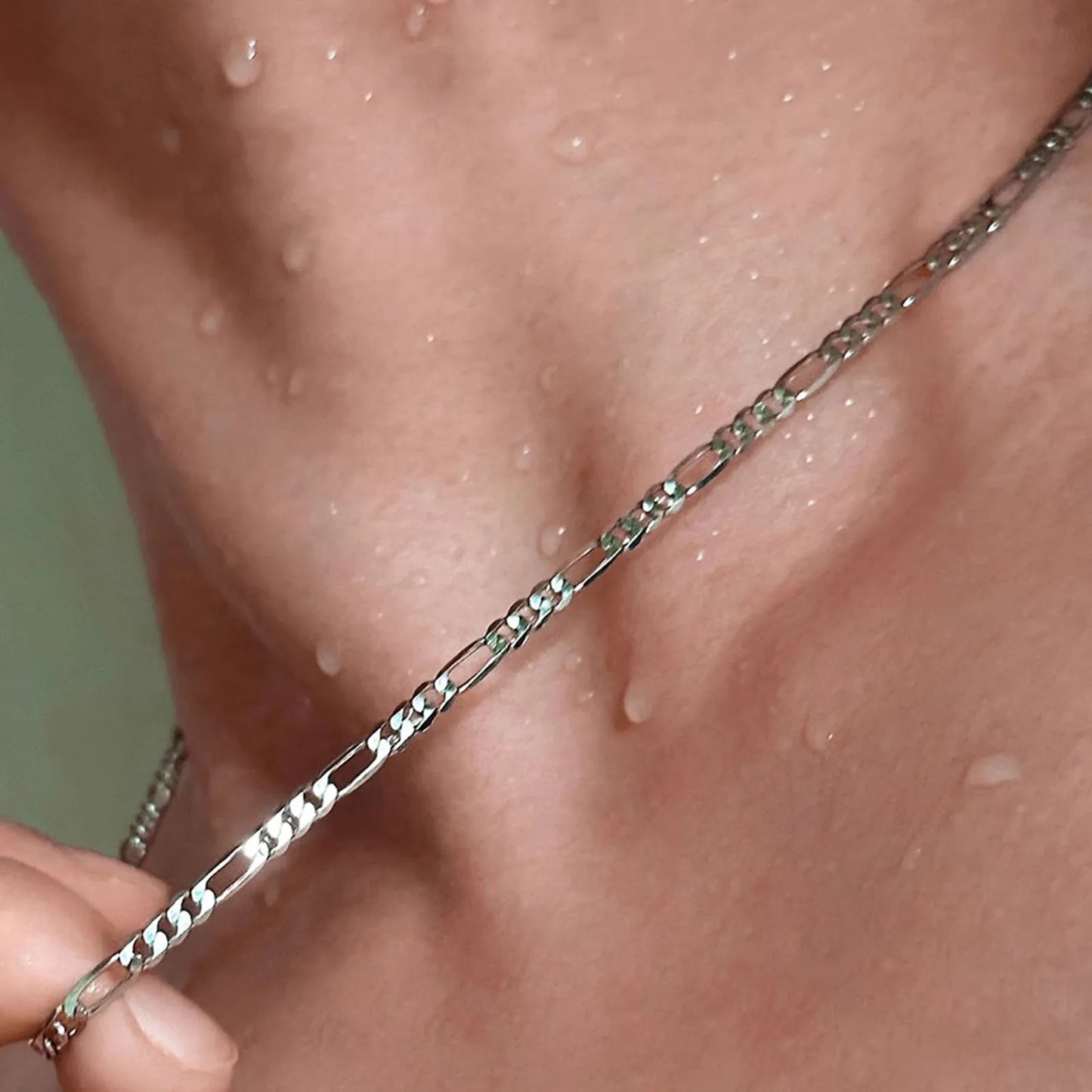 Elegant Silver 4MM Chain Set™