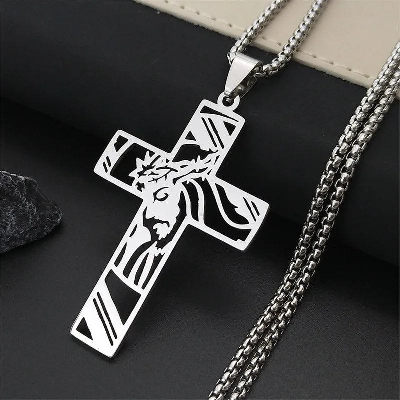 Crown of Thorns Cross Necklace™