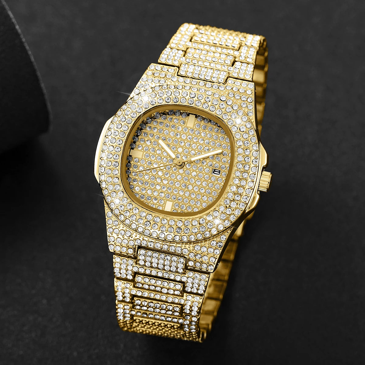 Diamond Luxe Men's Quartz Watch™