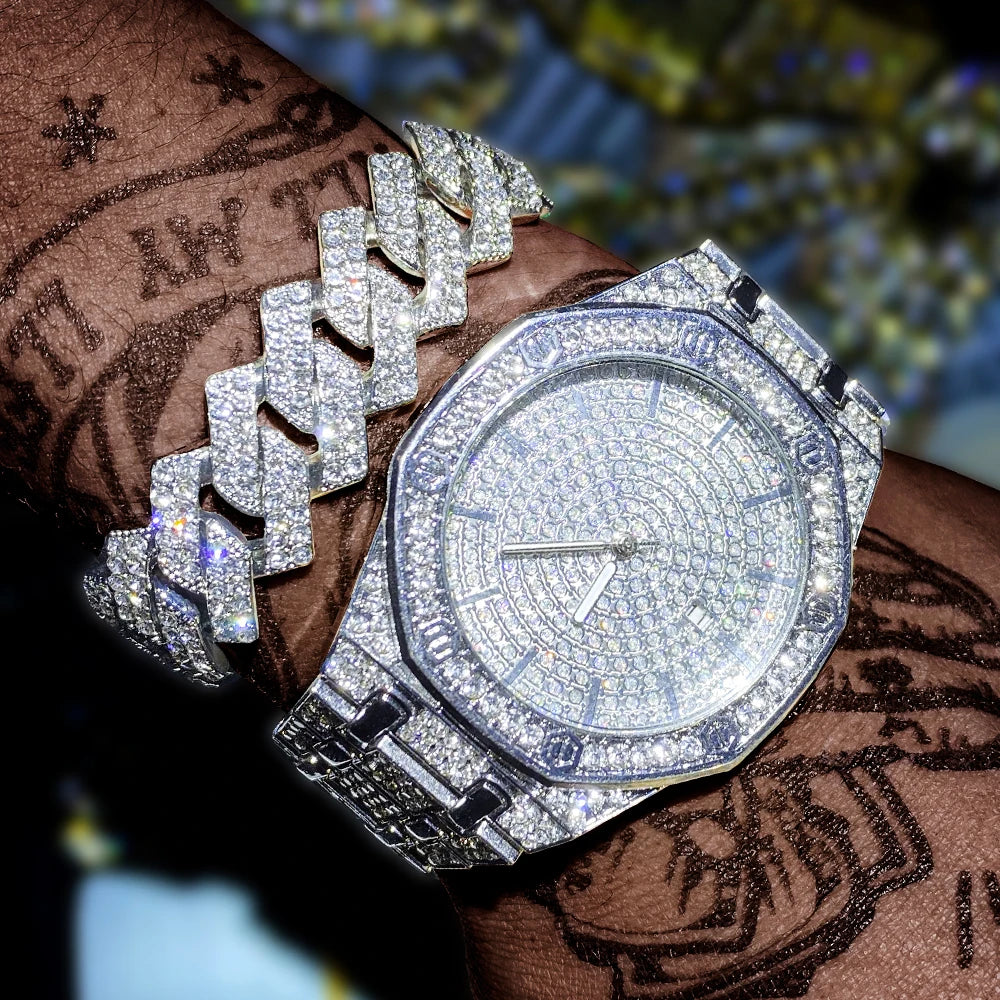 Iced-Out Luxury Men's WatchTM