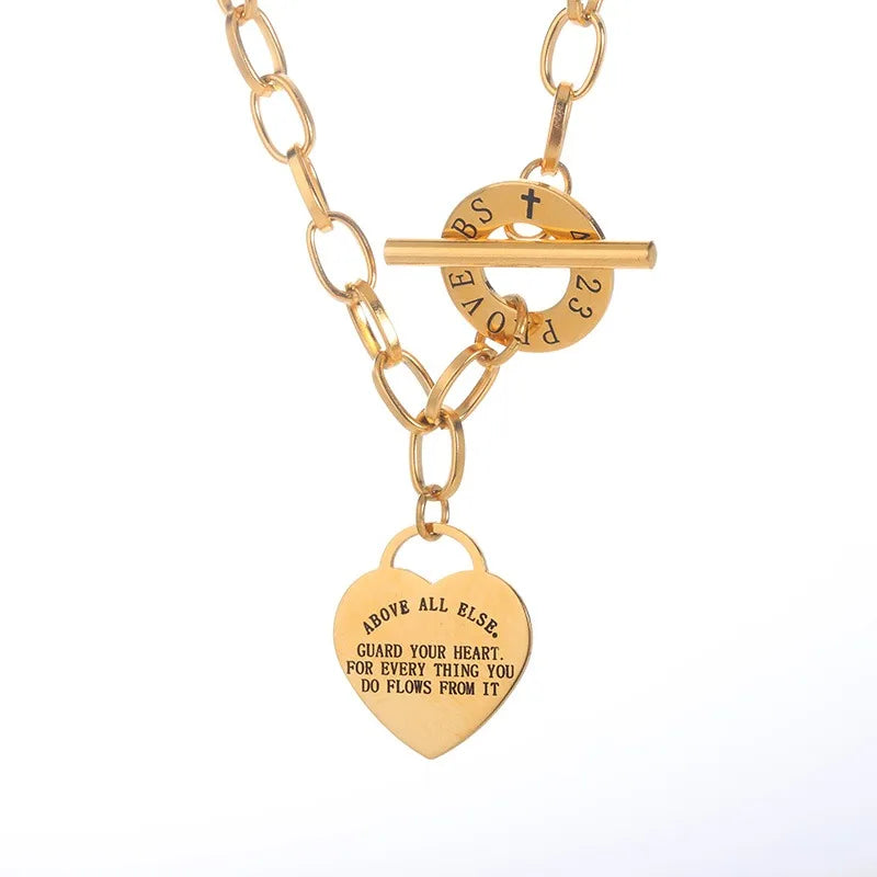 Elegant Heart Pendant Necklace™