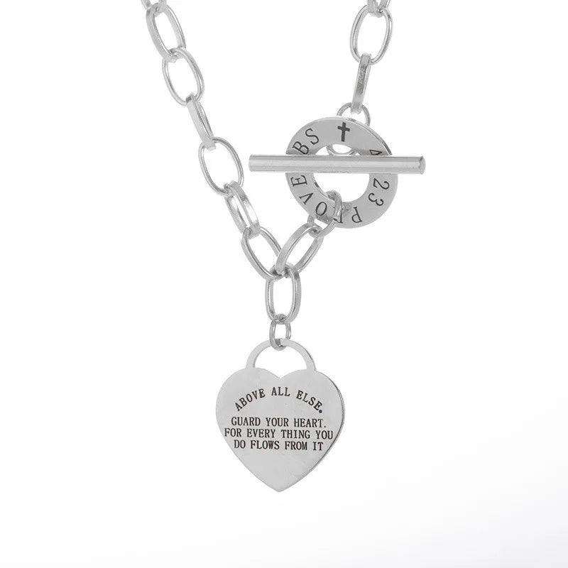 Elegant Heart Pendant Necklace™