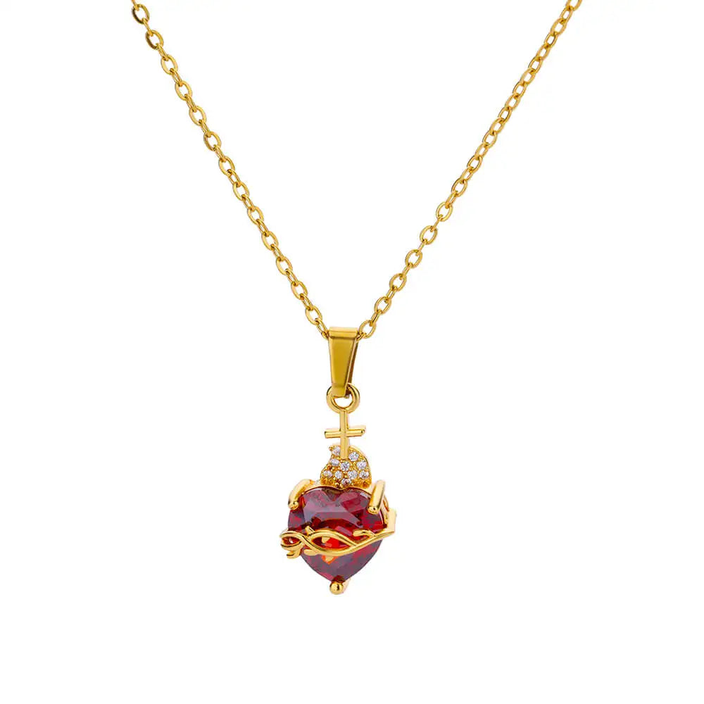 Elegant Heart Pendant Necklace™
