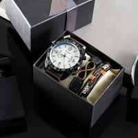 Luxury Cowhide Watch & Bracelet Set™