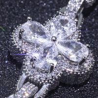 Iced Out Four Leaf Clover Necklace™