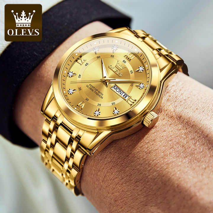 Elegance Gold Quartz Watch™