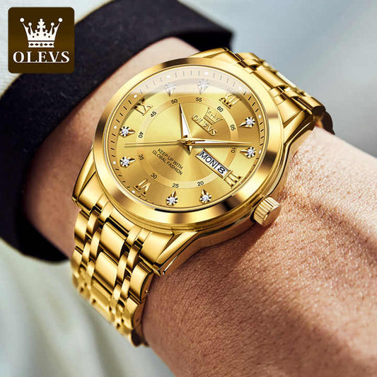 Elegance Gold Quartz Watch™