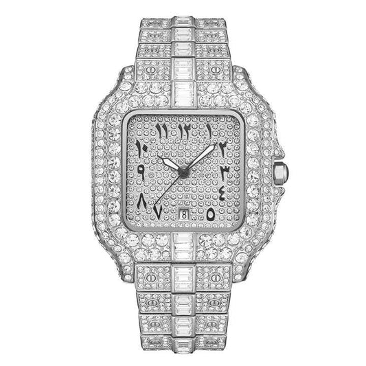 **Luxury Iced-Out Diamond Watch™**