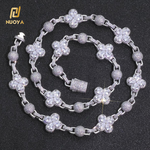 Iced Out Four Leaf Clover Necklace™